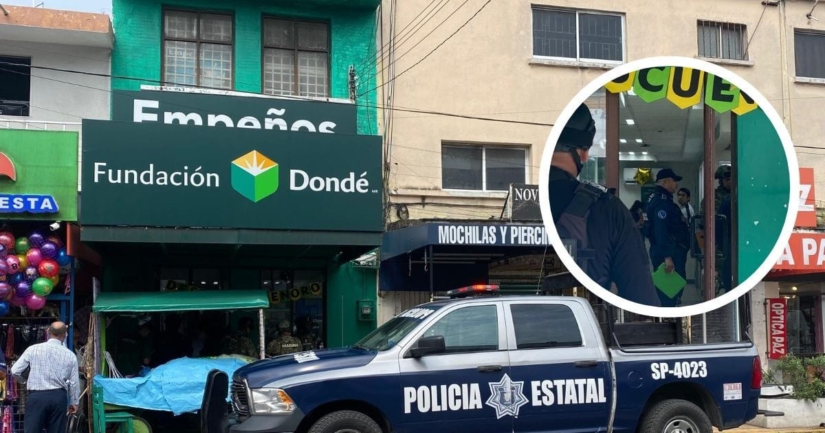 Asaltan Fundación Dondé a Golpes Terror en Mercado de Veracruz: Asaltan Fundación Dondé a Golpes