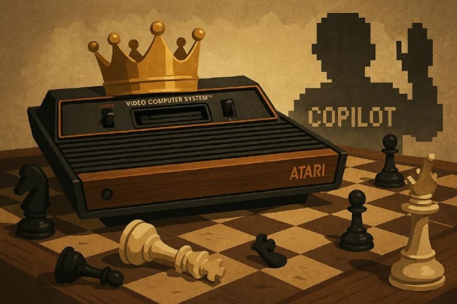 Atari humilla a ChatGPT y Copilot pierden en ajedrez contra una consola de hace casi 50 años