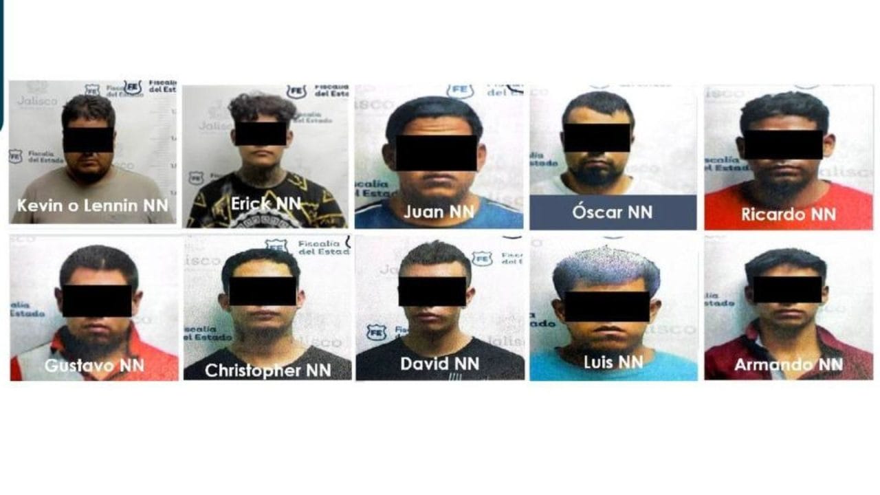 Cárcel a 10 Miembros del CJNG Justicia contundente: 141 años de cárcel a 10 sicarios del CJNG