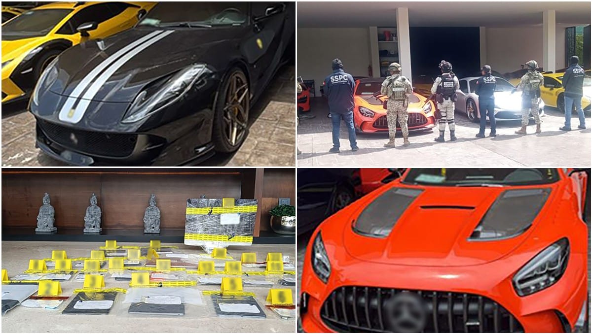 Cateo en Mérida: Hallan 14 Autos de Lujo y Ligan Caso a Narco