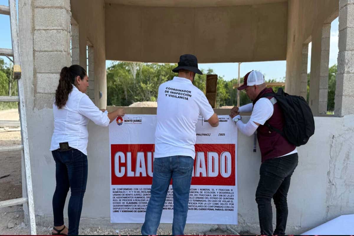 Clausuran desarrollo Cataluña en Cancún por presunto fraude Clausuran desarrollo "Cataluña" en Cancún por presunto fraude