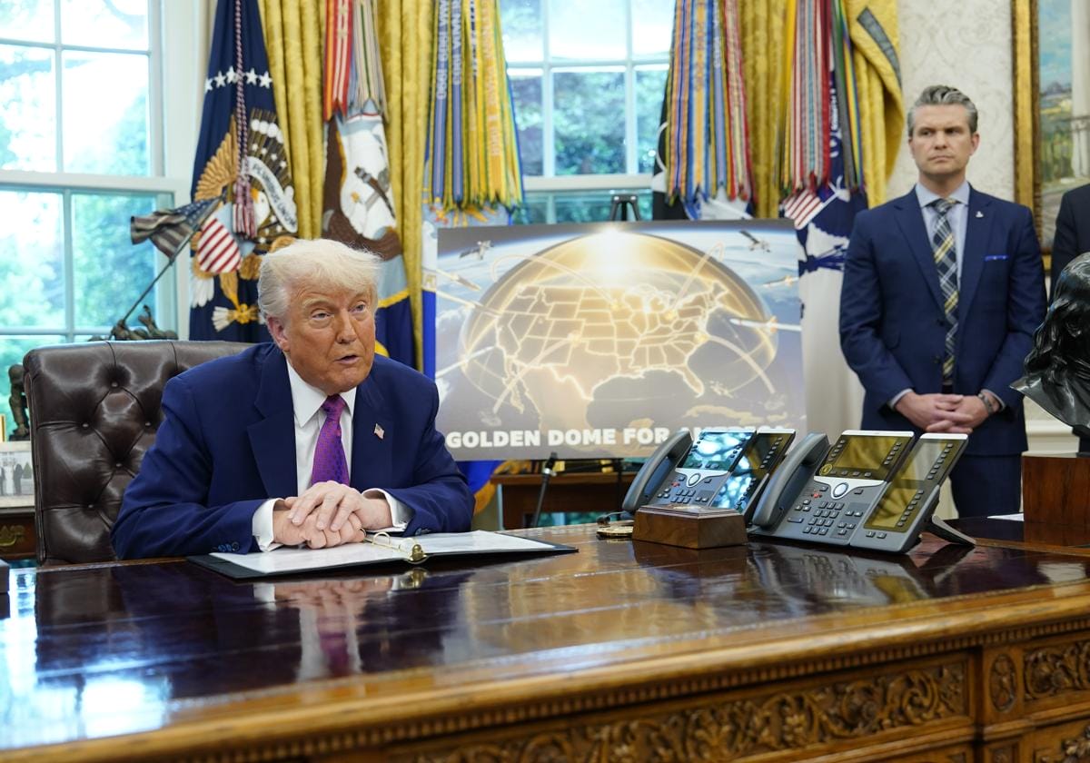 Donald Trump avanza con su proyecto para construir la “Cúpula Dorada”