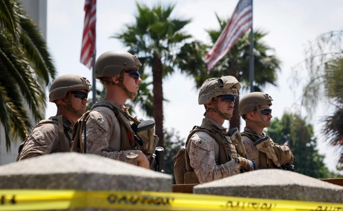 El Pentágono retira a los 700 marines desplegados en Los Ángeles El Pentágono retira a los 700 marines desplegados en Los Ángeles