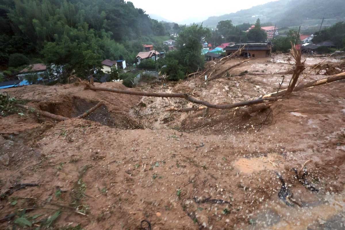 Inundaciones en Corea del Sur dejan 9 muertos y más de 700 evacuados