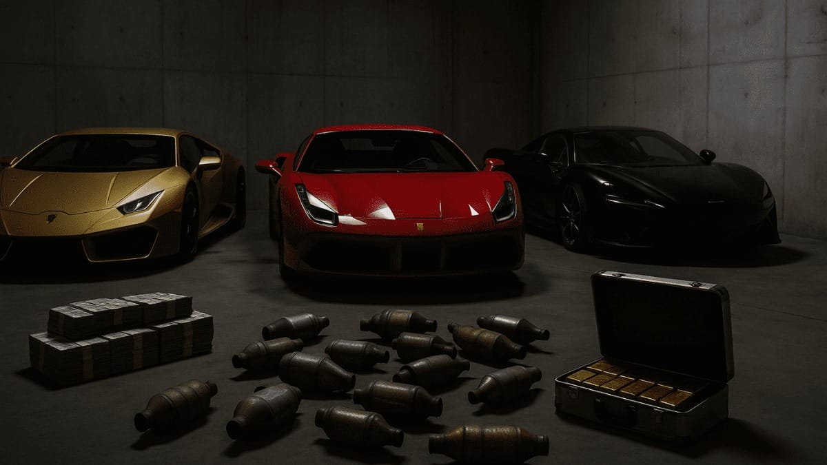 Cae “Rey del Catalizador”: Tenía Ferraris y Lamborghinis con tu dinero
