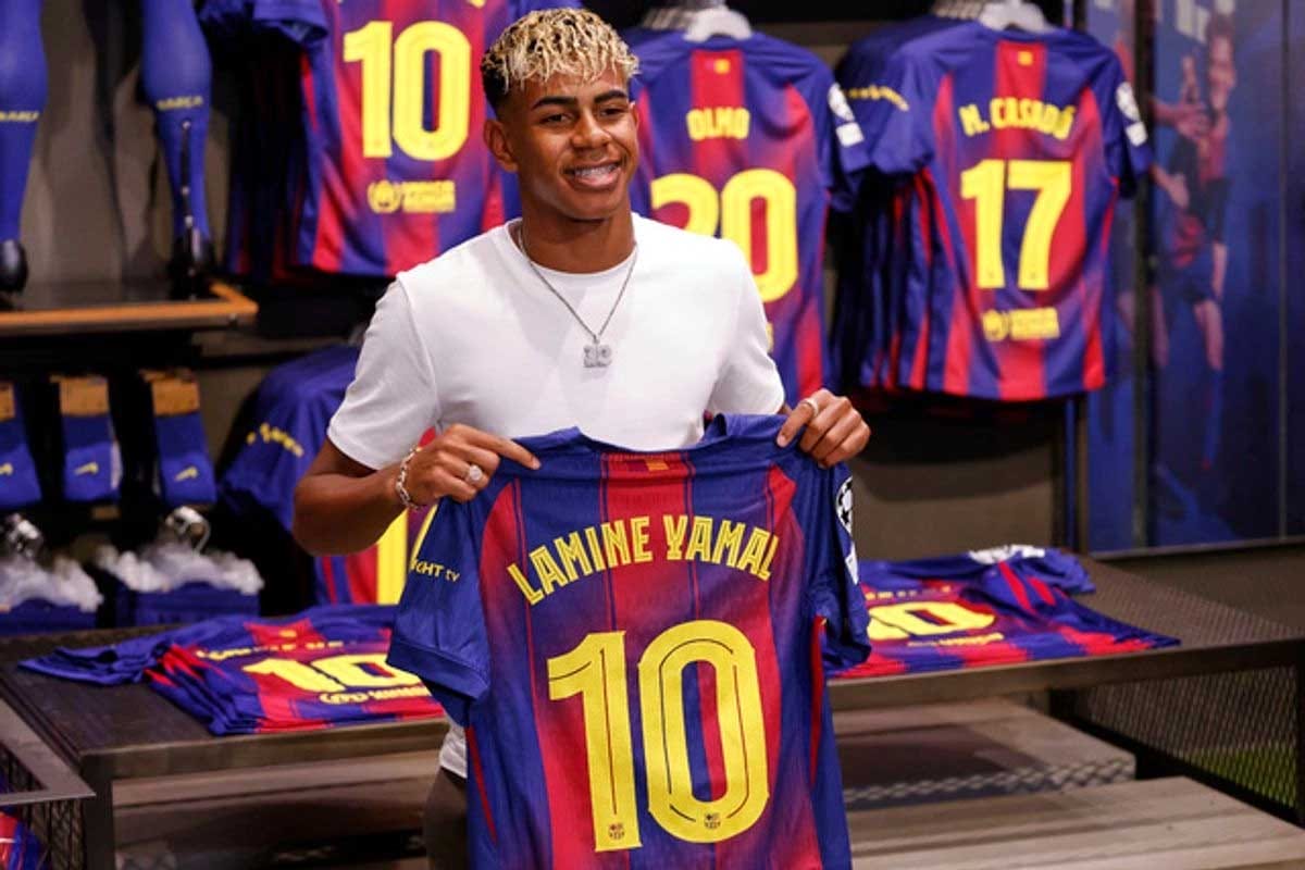Lamine Yamal hereda el dorsal 10 del Barcelona con legado legendario