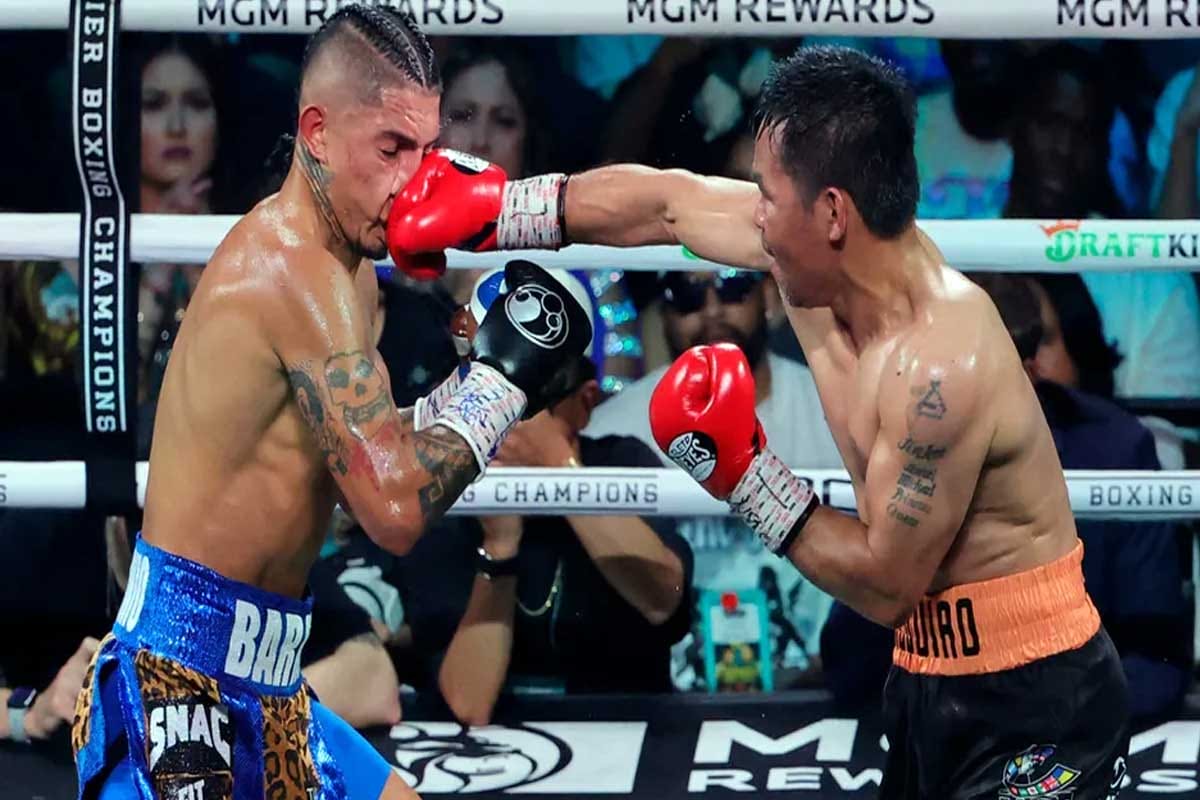 Manny Pacquiao regresa al ring, pero no logra coronarse campeón