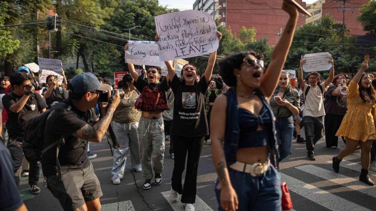 Marcha contra gentrificación en CDMX: “saldo blanco” con tensión latente