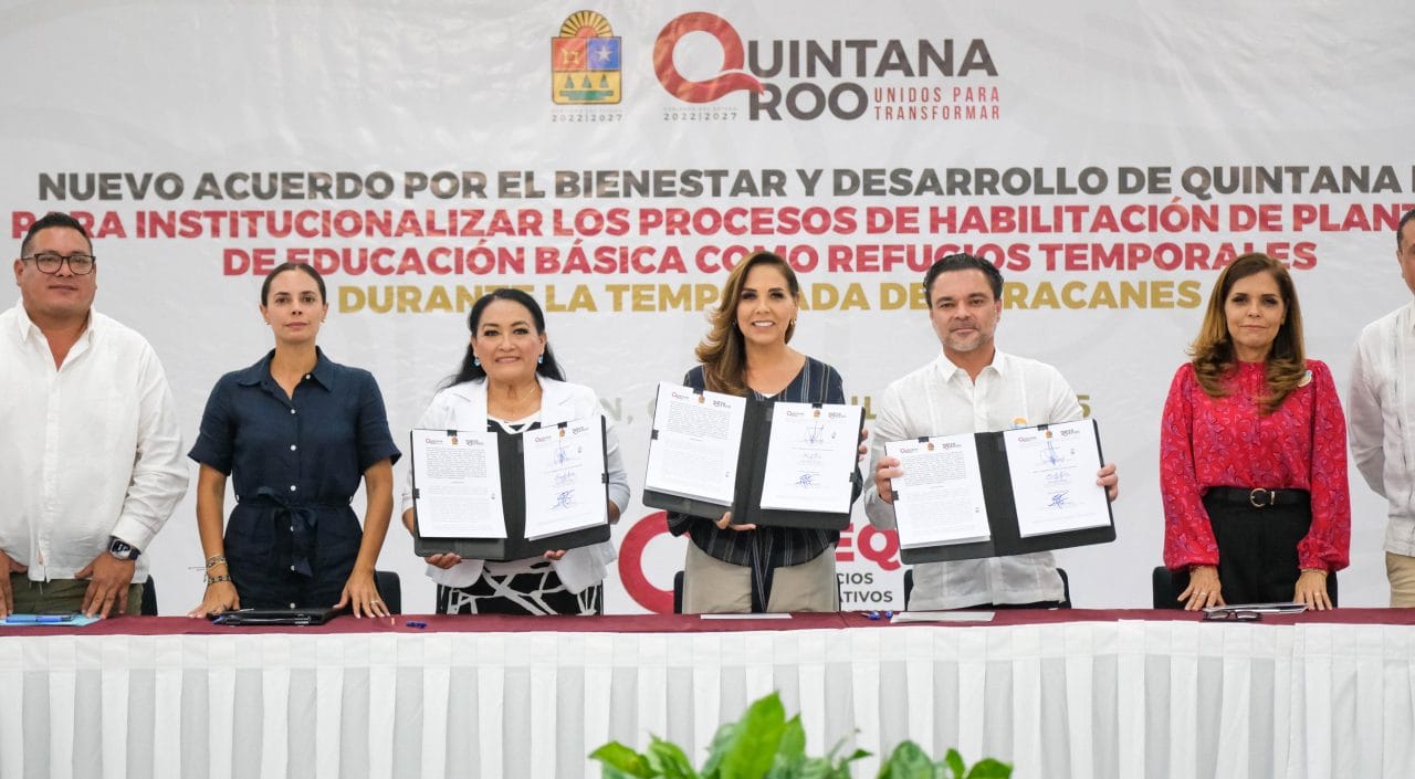 Habilitarán 42 escuelas como refugios para turistas y trabajadores en ciclones