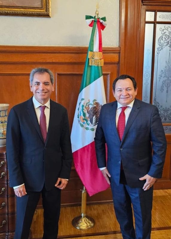 Joaquín Díaz Mena busca respaldo federal para transformar transporte en Yucatán