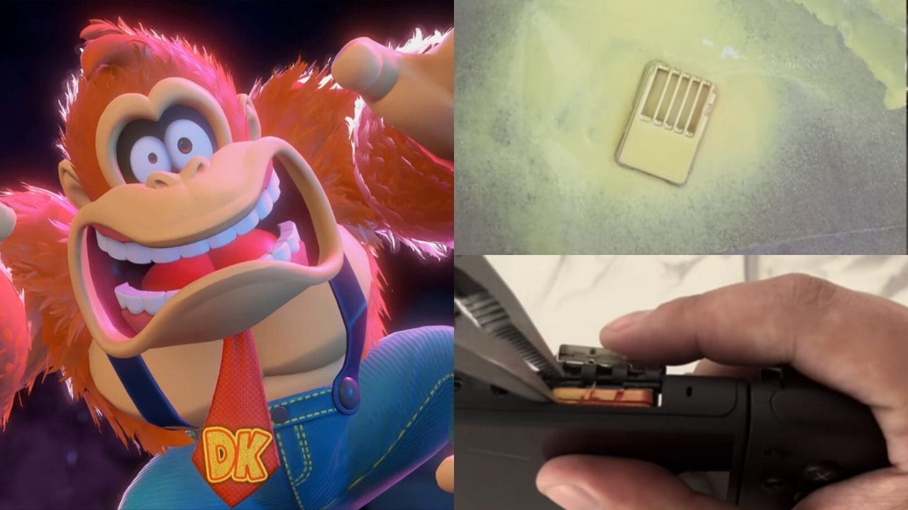 Pinta cartucho de Donkey Kong y arruina su Switch 2 por nostalgia