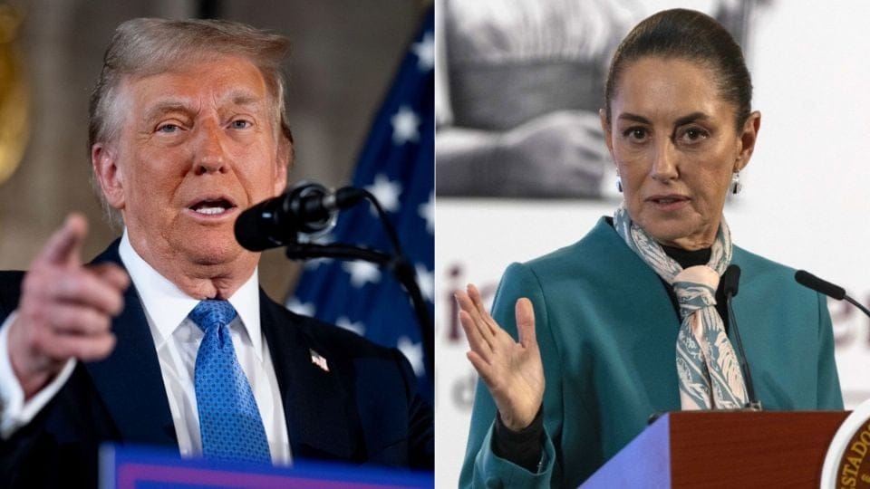 Sheinbaum a Trump_ _Sin miedo, combatimos al narco todos los días_ Sheinbaum a Trump: "Sin miedo, combatimos al narco todos los días"