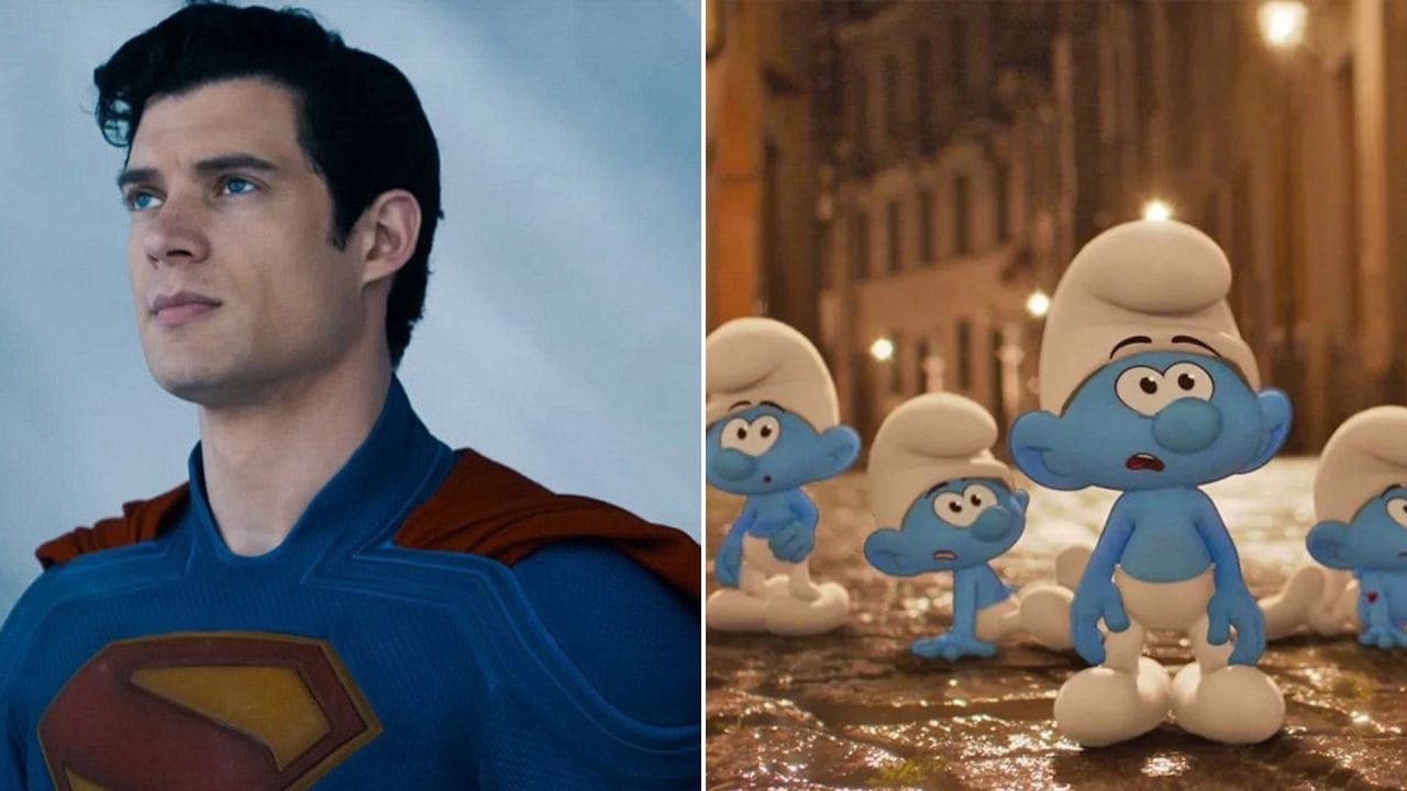 “Superman” lidera taquilla y “Los Pitufos” sorprenden en su estreno