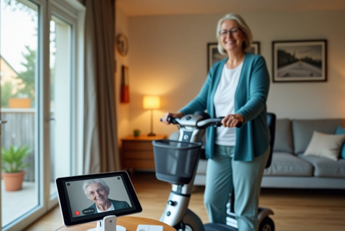 Tecnología para el hogar que ayuda a personas mayores o con movilidad reducida