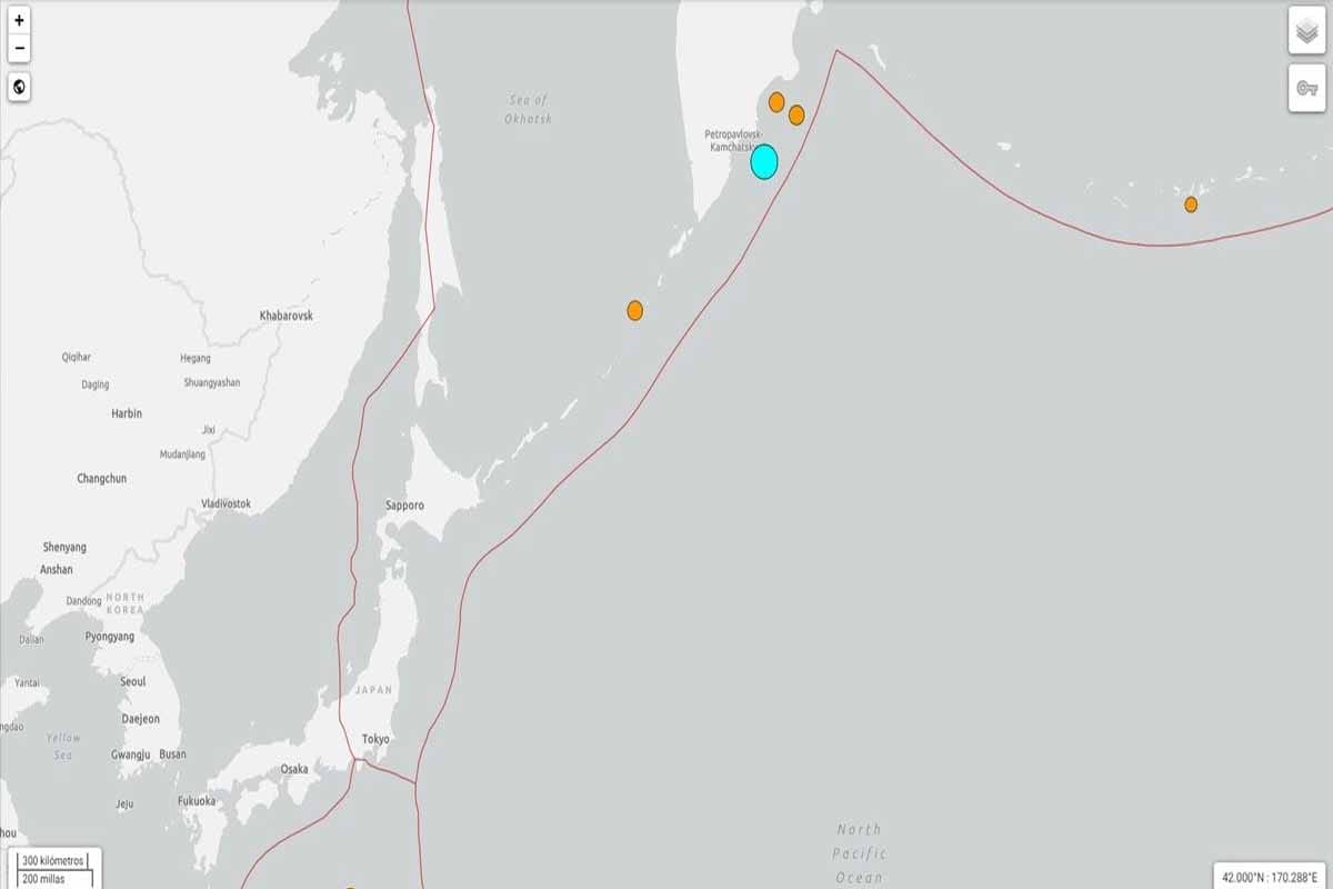 Terremoto de 8.7 en Rusia genera alerta de tsunami en el Pacífico