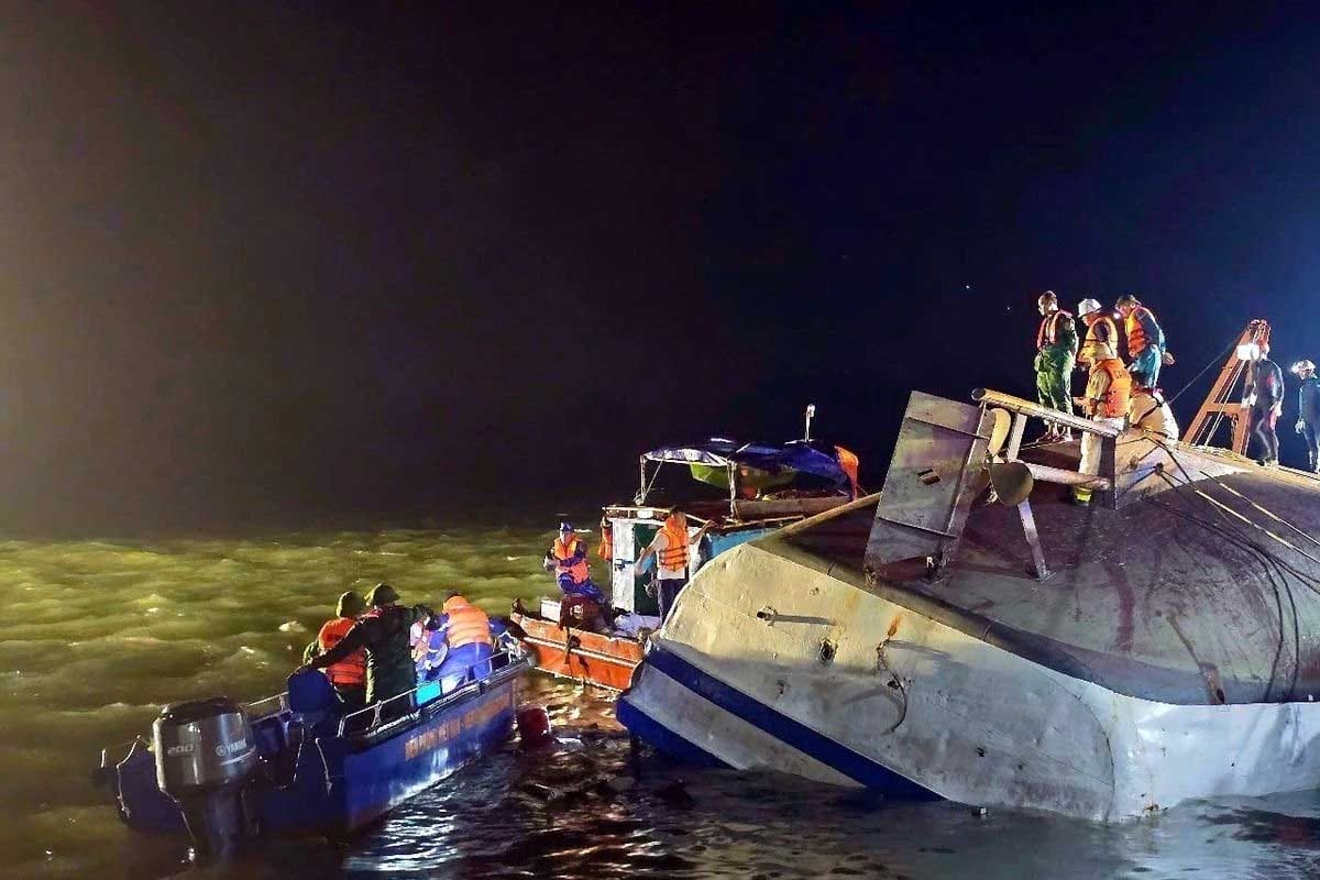 Tragedia en Ha Long: Suman 36 muertos tras naufragio de barco turístico