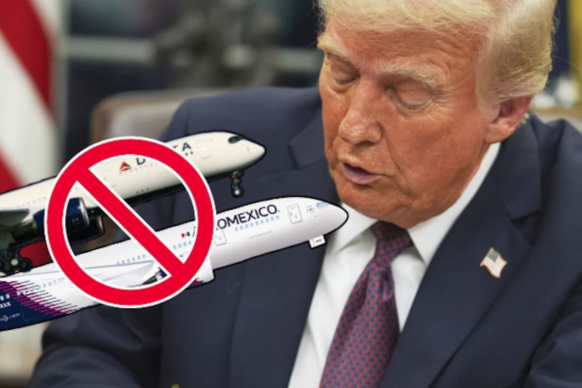 Trump amenaza romper alianza Delta-Aeroméxico Trump amenaza romper alianza Delta-Aeroméxico y limitar vuelos