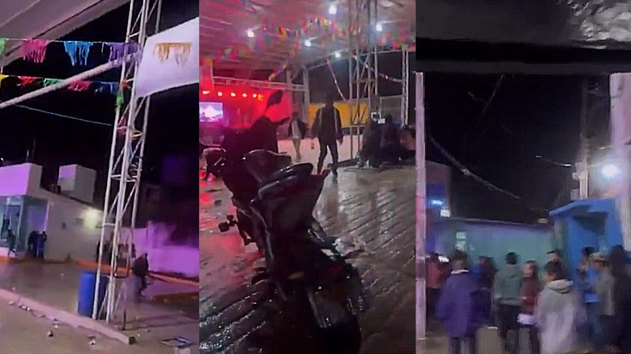 Violencia irrumpe en fiesta patronal de Oaxaca: confusión y disparos