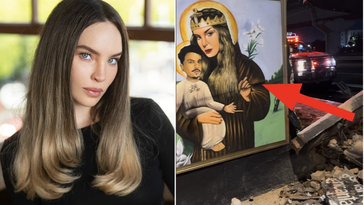 Belinda reacciona a cuadro intacto con Nodal tras accidente vial; desata furor