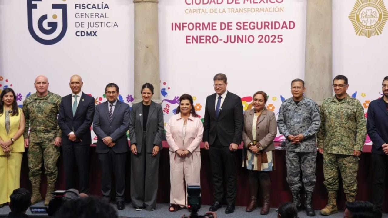 Delitos de alto impacto en CDMX bajan 62% en primer semestre