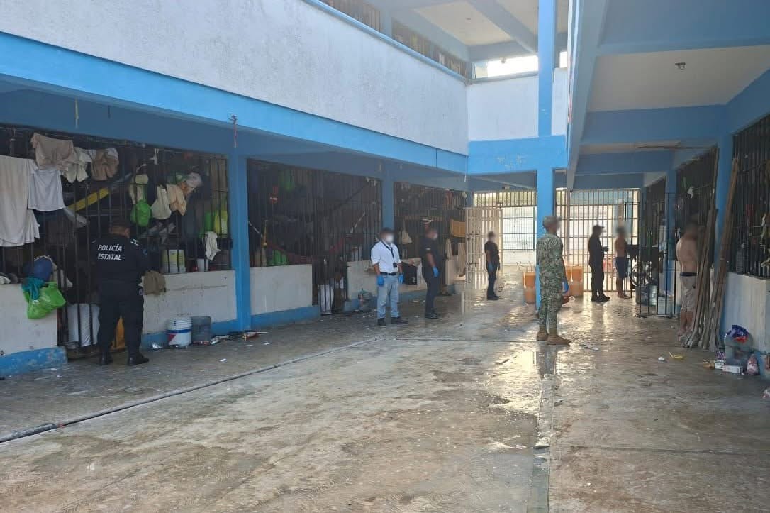 Concluye operativo en el Cereso de Cancún; decomisan drogas y objetos prohibidos