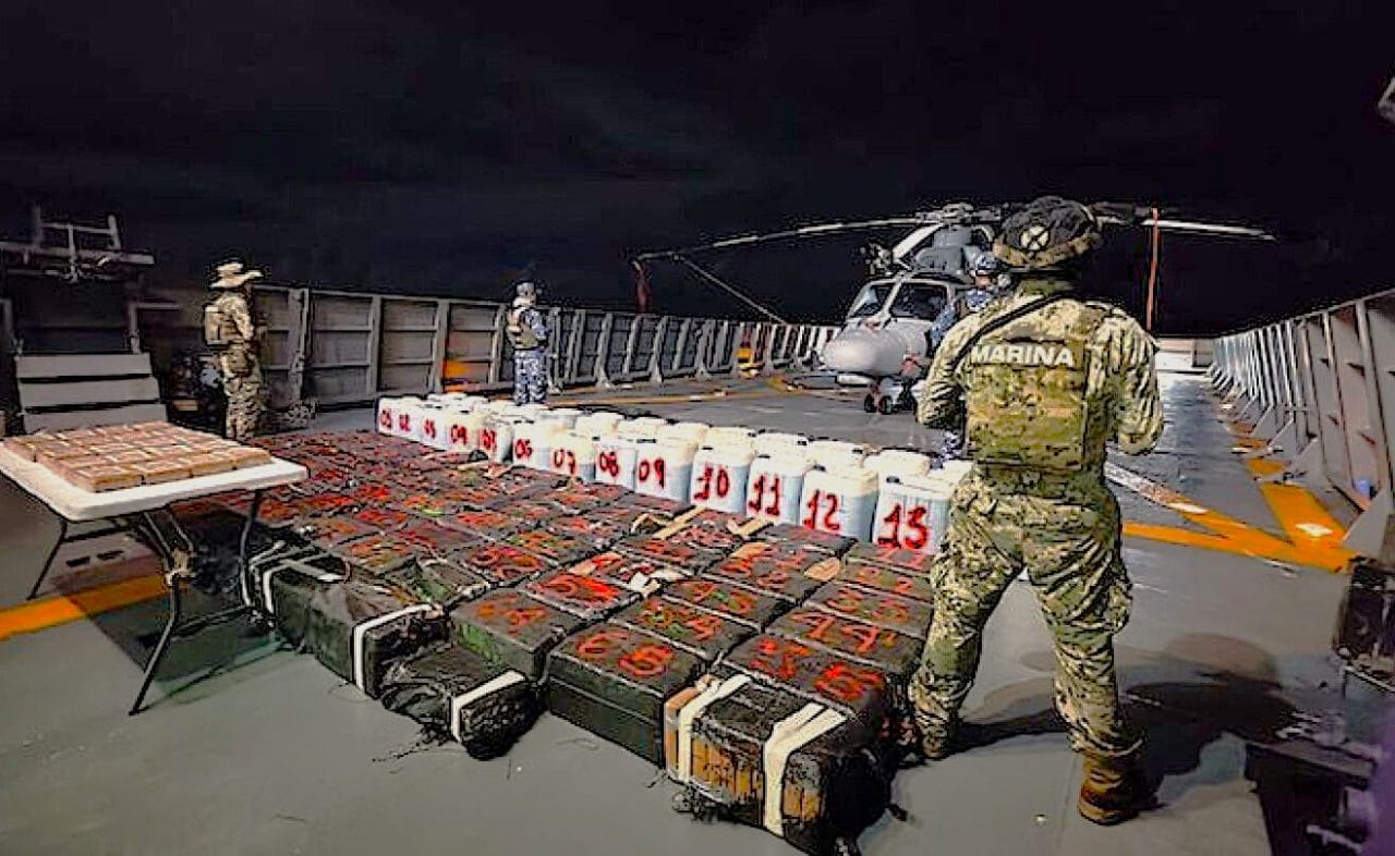 Aseguran fuerzas federales 830.4 kilos de drogas en cinco estados