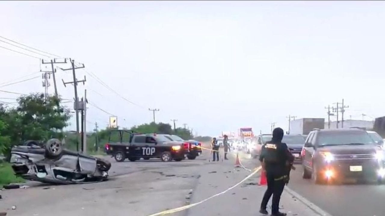 Policías de Escobedo detienen a cuatro hombres con armas y explosivos tras persecución