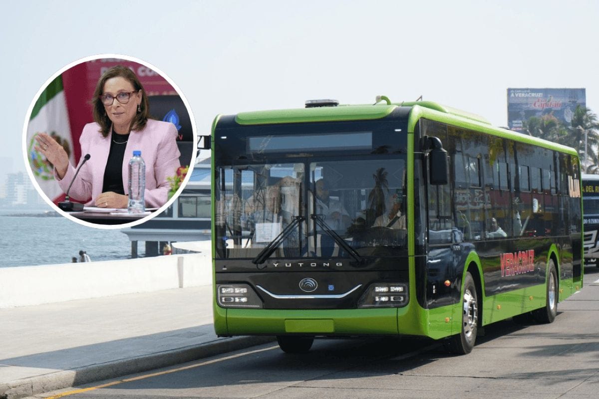 Gobierno de Veracruz presume nuevos autobuses en medio de crisis