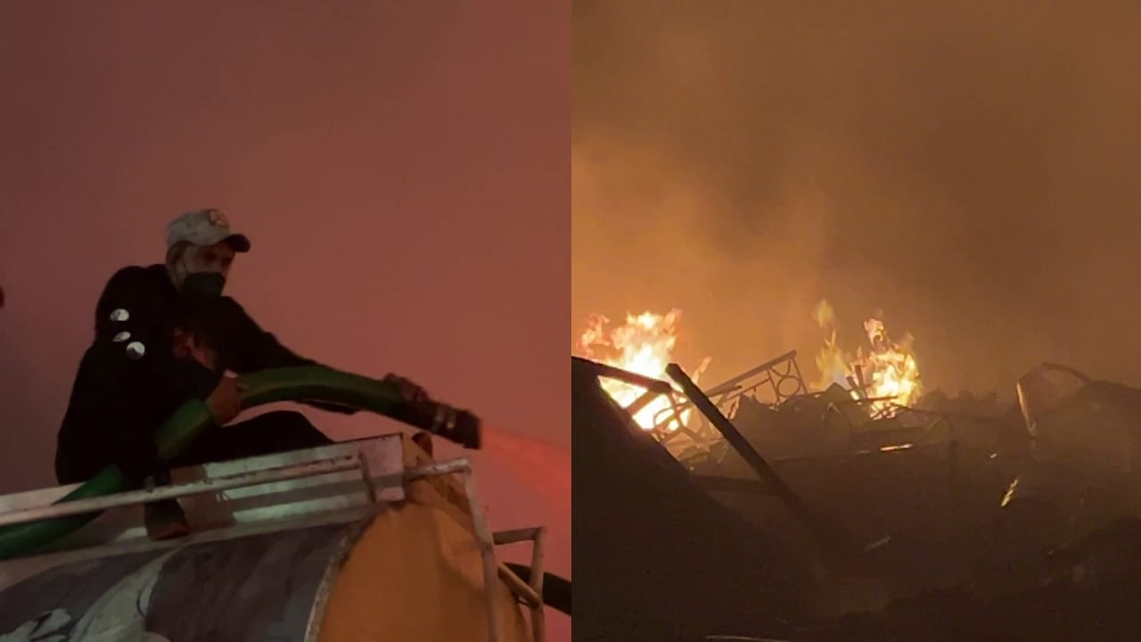 Infierno en Neza: Voraz incendio en Bordo de Xochiaca