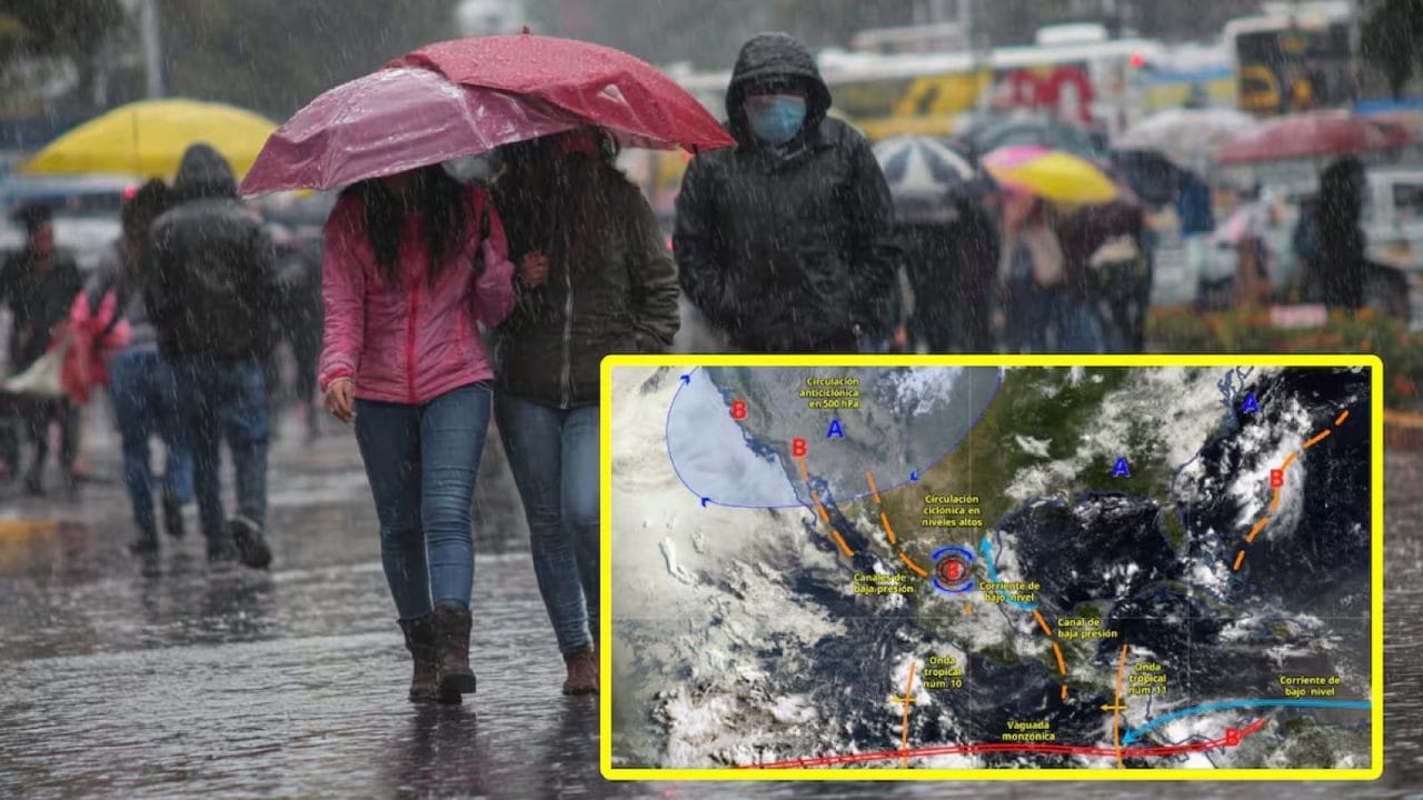 lluvias_extremas_viernes Monzón y Onda Tropical 11 activan alerta por lluvias extremas en 12 estados