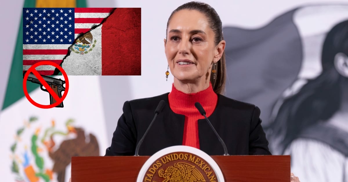 Sheinbaum exige a EU frenar tráfico de armas: “Hasta lanzagranadas cruzan la frontera”