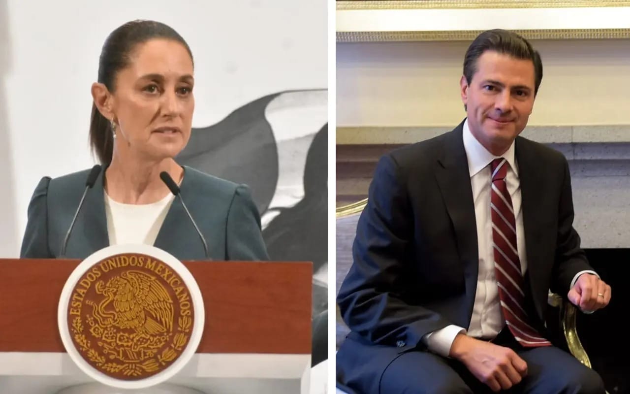 sheinbaum_pena_nieto Sheinbaum niega impunidad a Peña Nieto por caso Pegasus y sobornos