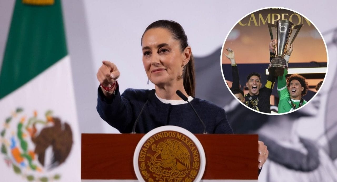 Sheinbaum felicita a la Selección Mexicana tras ganar la Copa Oro 2025