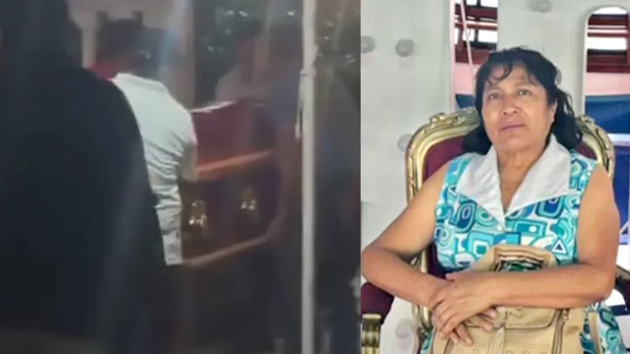 Entre rabia y temor, dan último adiós a la maestra Irma en Veracruz