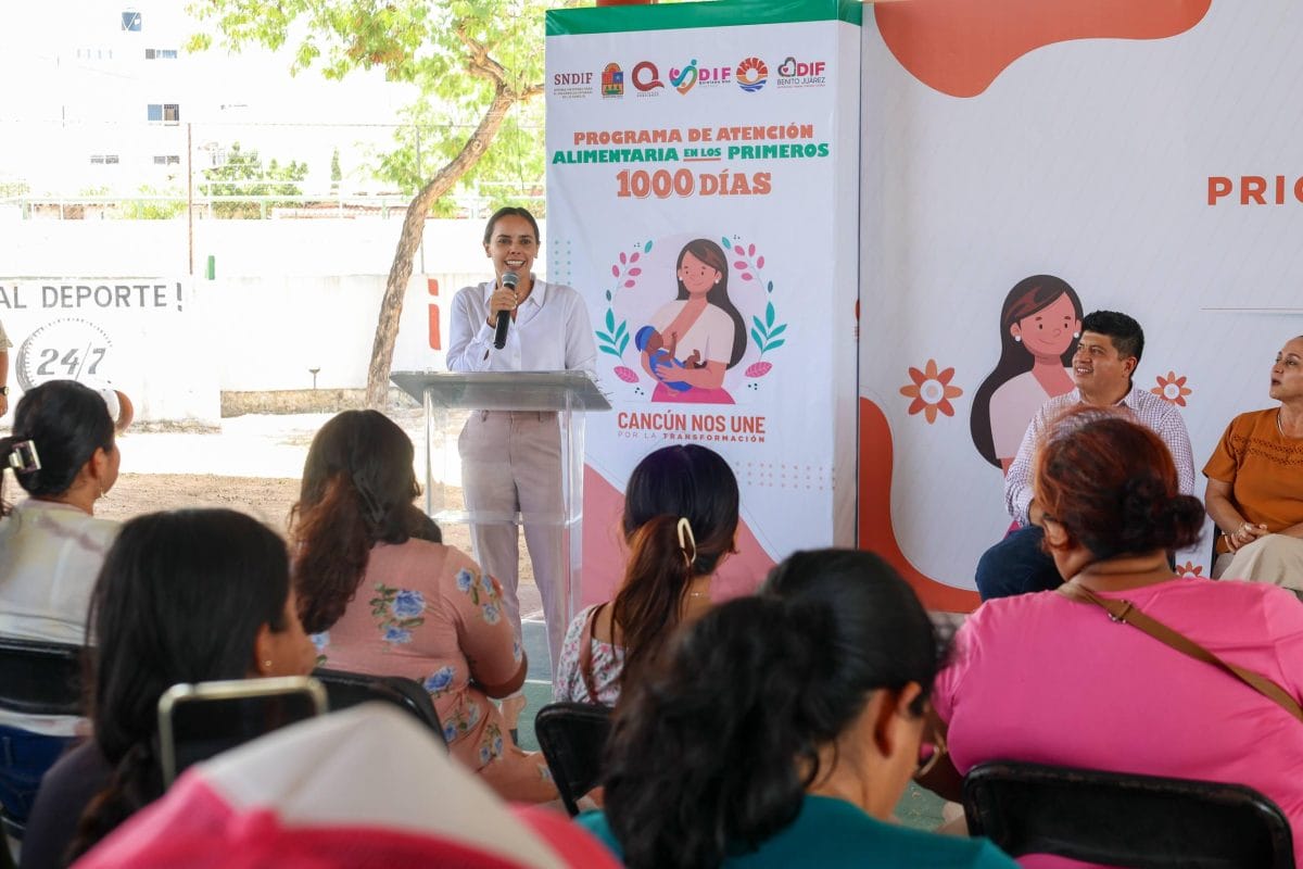 Cancún impulsa lactancia materna con programa integral