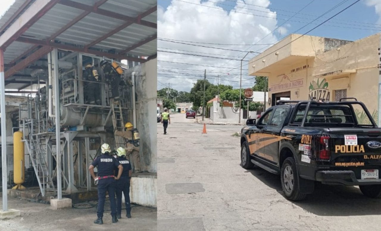 Controlan fuga de amoniaco en fábrica de hielo