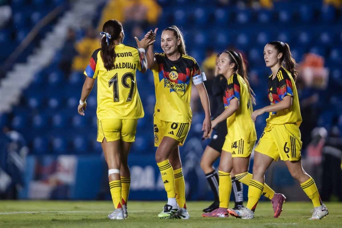 América golea 6-3 a Santos y firma inicio perfecto en la Liga MX Femenil América golea 6-3 a Santos y firma inicio perfecto en la Liga MX Femenil