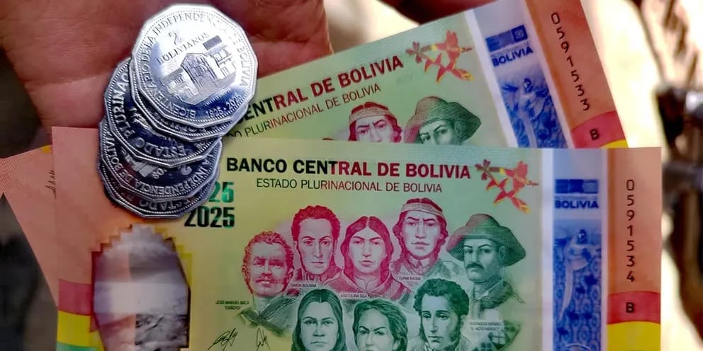 Banco de Bolivia lanza billete y monedas del Bicentenario en medio de crisis económica