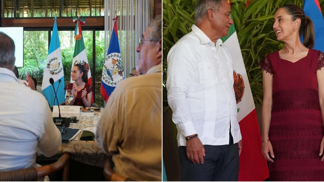 Campeche_ Claudia Sheinbaum anuncia cooperación trilateral con Belice y Guatemala Campeche: Claudia Sheinbaum anuncia cooperación trilateral con Belice y Guatemala