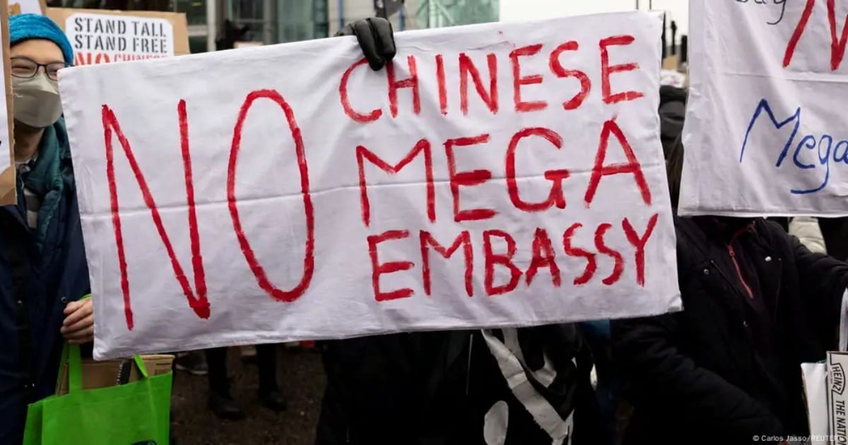 China quiere su mega embajada en Londres y el Reino Unido se alarma China quiere su mega embajada en Londres y el Reino Unido se alarma