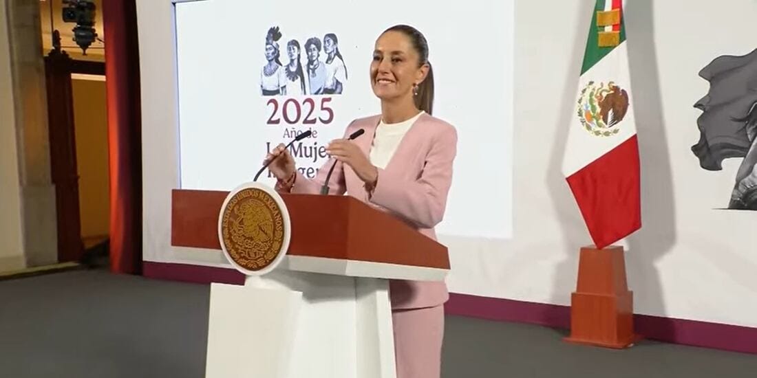 Sheinbaum presume alza en exportaciones y defensa del T-MEC