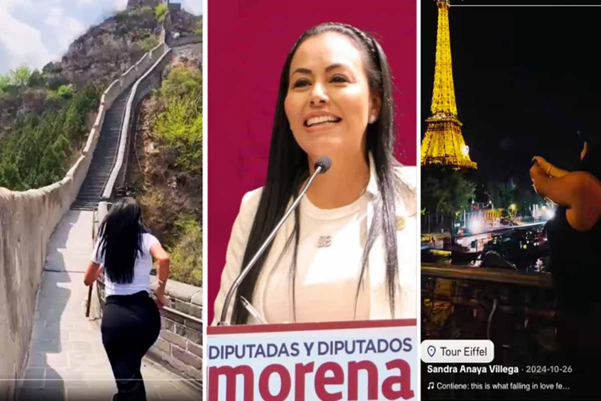 De la Muralla China a París: viajes de lujo de diputada Morena