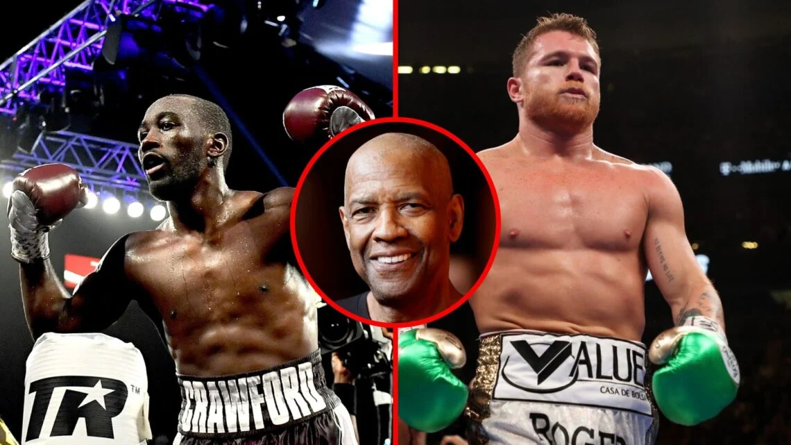 Denzel Washington acompañará a Canelo Álvarez en su pelea contra Terence Crawford