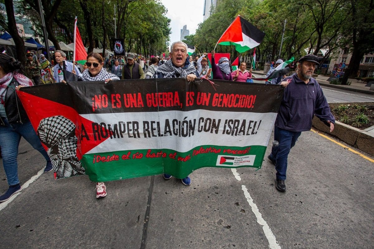 Exigen en CDMX romper relaciones con Israel por guerra en Gaza