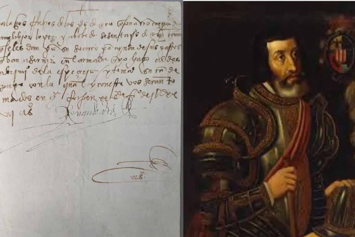 FBI devuelve a México manuscrito histórico firmado por Hernán Cortés