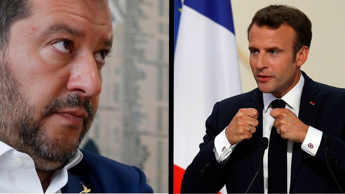 Francia convoca a embajadora de Italia tras críticas de Salvini a Macron