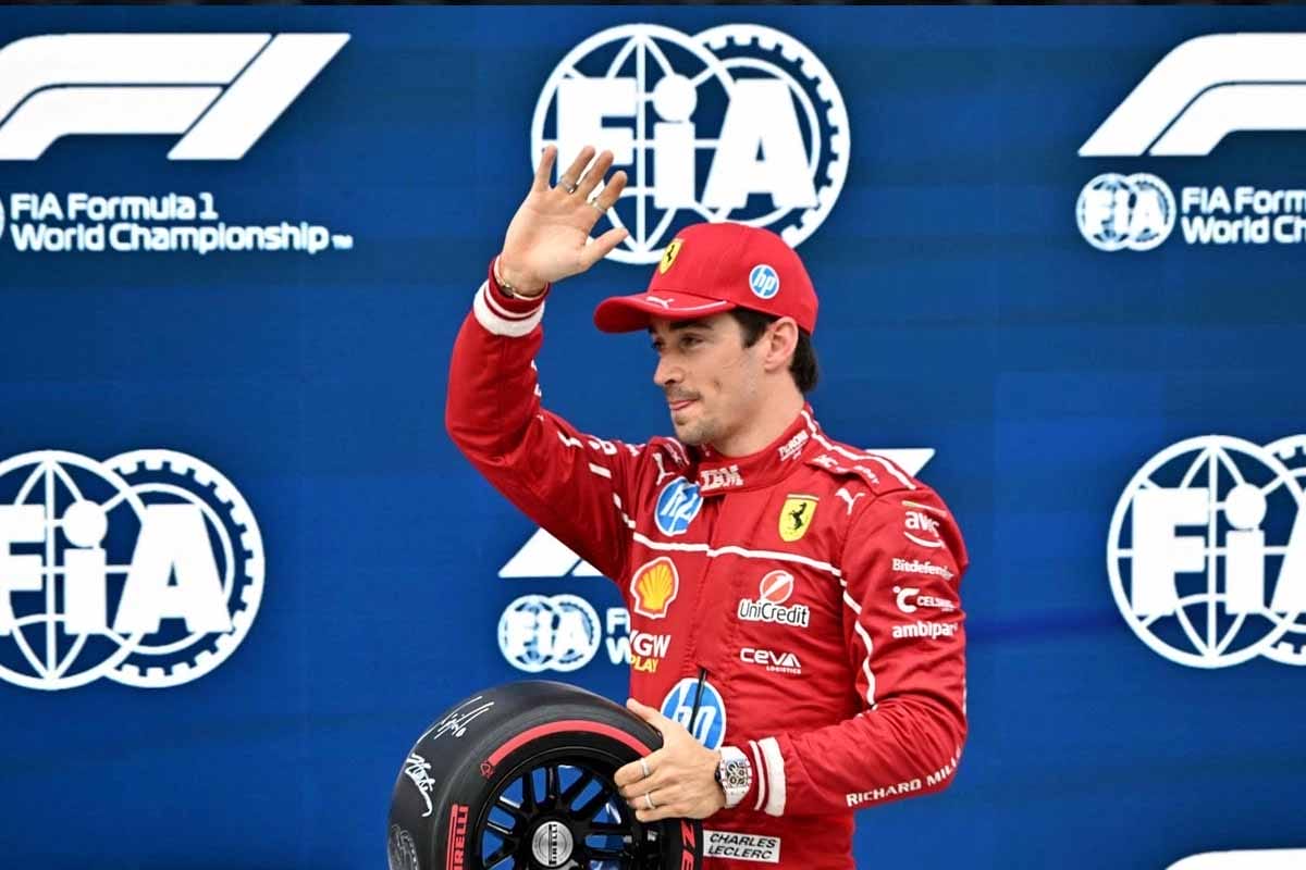 Leclerc sorprende al mundo: pole inesperada de Ferrari en el GP de Hungría