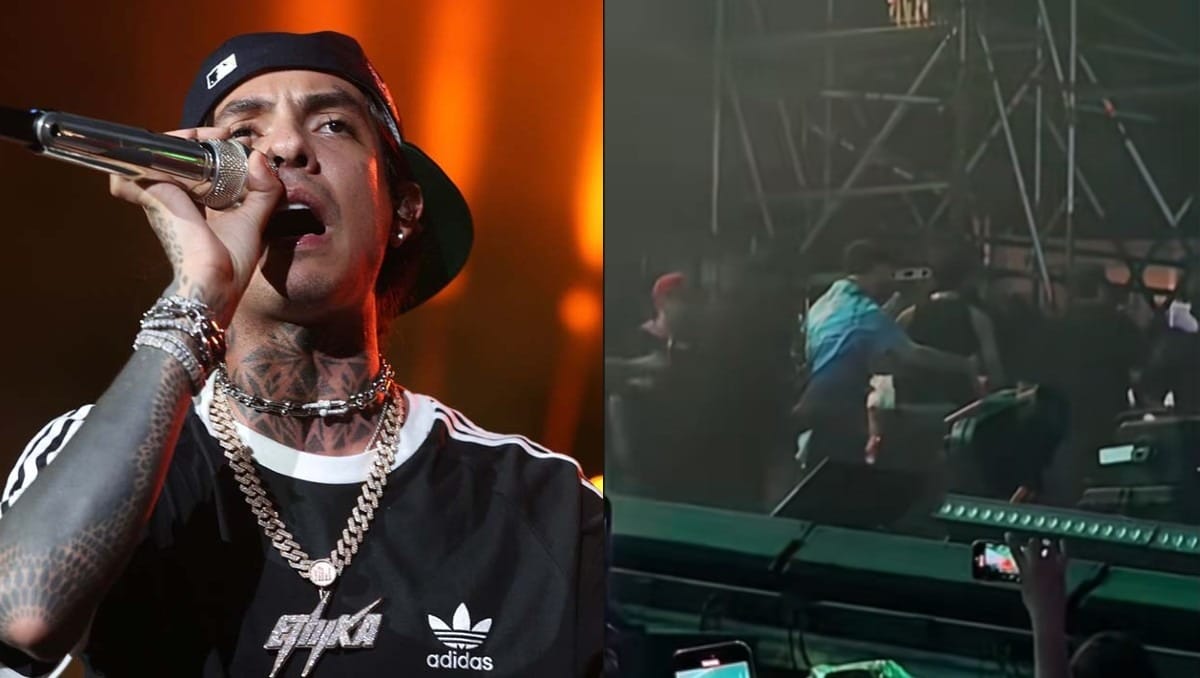 Natanael Cano golpea a su DJ y provoca caos en el Baja Beach Fest