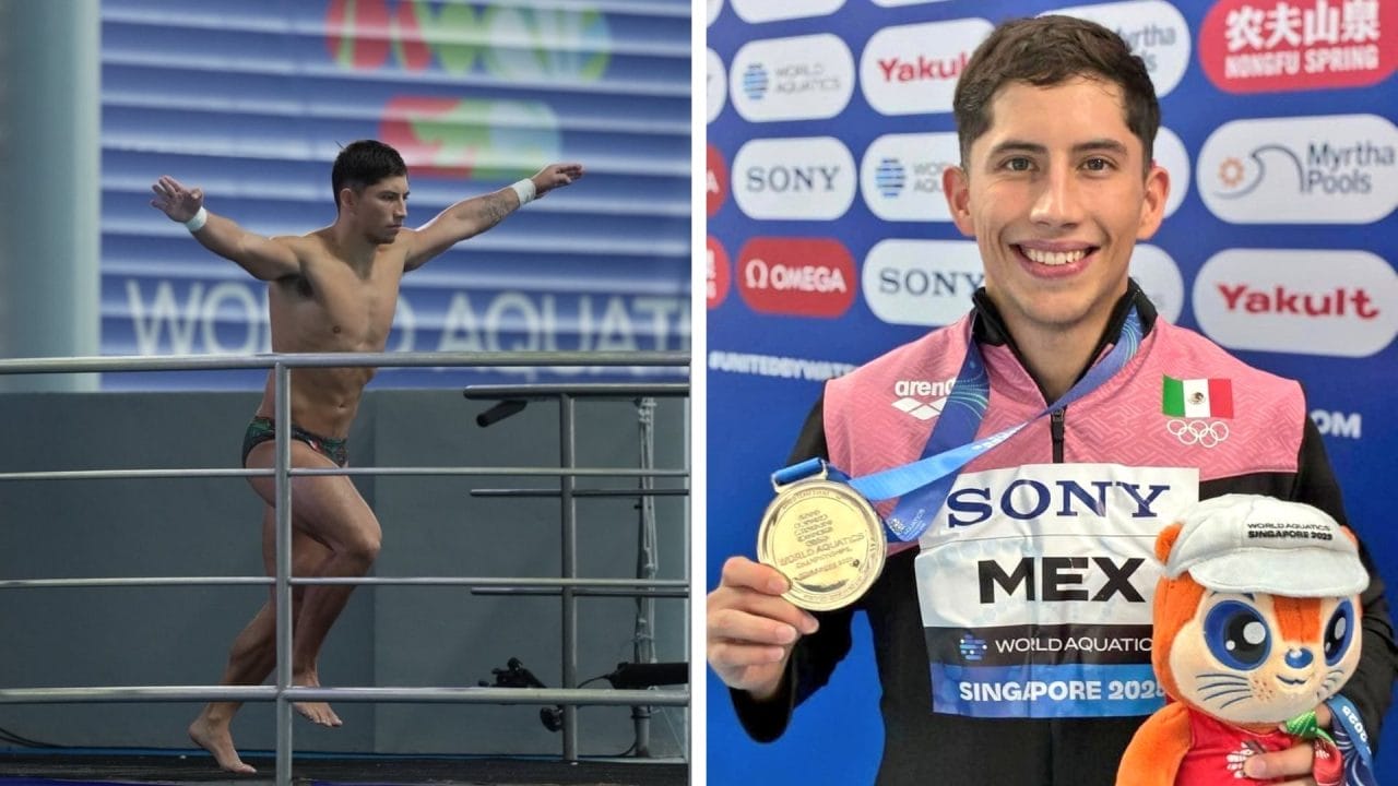 Sheinbaum reconoce a Randal Willars e Isaac del Toro por enaltecer a México con sus triunfos