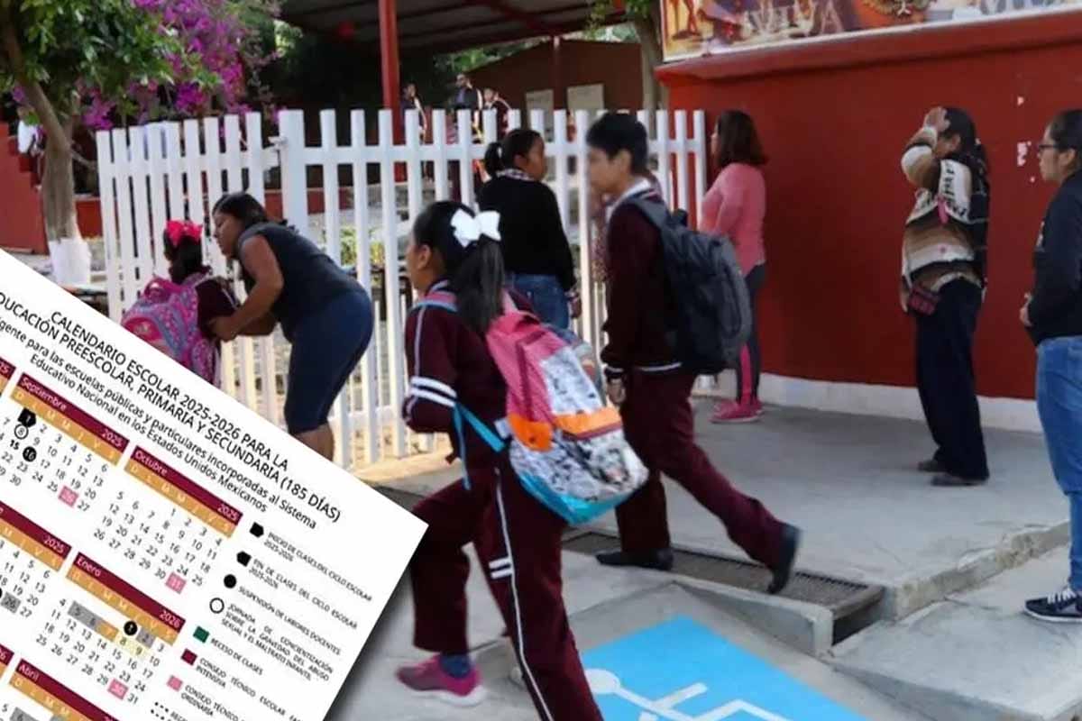 SEP da inicio al ciclo escolar 2025-2026 con puentes y menos clases